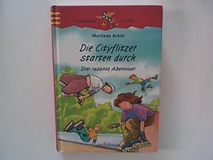 Bild des Verkufers fr Die Cityflitzer starten durch : drei rasante Abenteuer. Mit Bildern von Stephan Baumann / Knguru : Leseabenteuer in Farbe zum Verkauf von ANTIQUARIAT FRDEBUCH Inh.Michael Simon