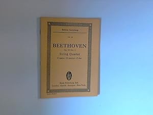 Bild des Verkufers fr Quartet No. 9 C major for 2 Violins, Viola and Violoncello Op. 59 No. 3 String Quartet C major-Ut majeur-C dur; Edition No. 30 zum Verkauf von ANTIQUARIAT FRDEBUCH Inh.Michael Simon