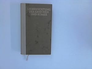 Seller image for Liebesdichtung der Griechen und Rmer for sale by ANTIQUARIAT FRDEBUCH Inh.Michael Simon