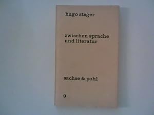 Bild des Verkufers fr Zwischen Sprache und Literatur : Drei Reden Schriften zur Literatur Band 9 zum Verkauf von ANTIQUARIAT FRDEBUCH Inh.Michael Simon