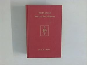 Imagen del vendedor de Zehn Jahre Verlag Kurt Desch. Berichte 1945-1955. a la venta por ANTIQUARIAT FRDEBUCH Inh.Michael Simon