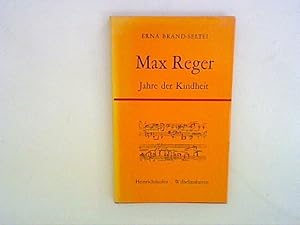 Imagen del vendedor de Max Reger. Jahre der Kindheit. a la venta por ANTIQUARIAT FRDEBUCH Inh.Michael Simon