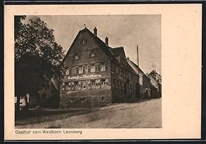 Ansichtskarte Leonberg / Württ., Gasthaus zum Waldhorn