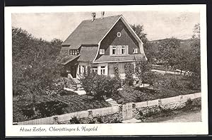 Ansichtskarte Oberjettingen, Blick auf Haus Zeiher