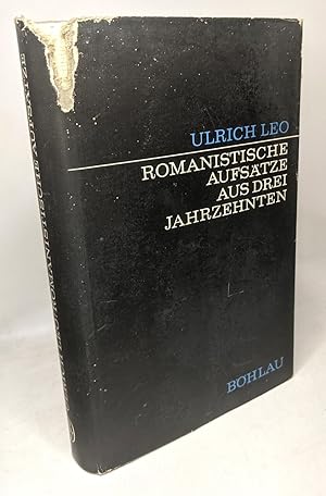 Seller image for Romanistische aufstze aus drei jahrzehnten for sale by crealivres