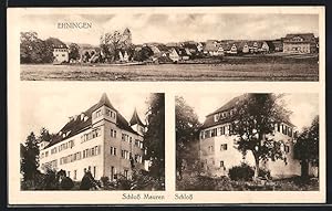 Ansichtskarte Ehningen, Totalansicht, Schloss Mauren