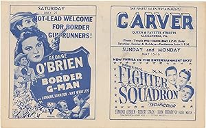Original promotional theater flyer for the Carver Theater circa 1949, featuring "The Yearling," "...