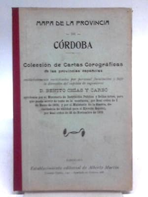 Seller image for Mapa de la Provincia de Cordoba for sale by World of Rare Books