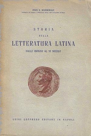 Storia della letteratura latina dalle origini al VI secolo