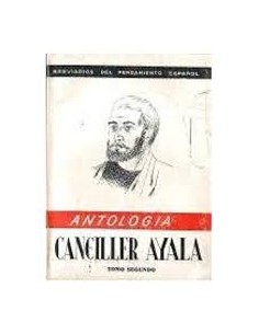 Bild des Verkufers fr Antologa CANCILLER AYALA Tomo segundo Seleccin de Gonzalo Torrente Ballester zum Verkauf von Librovicios