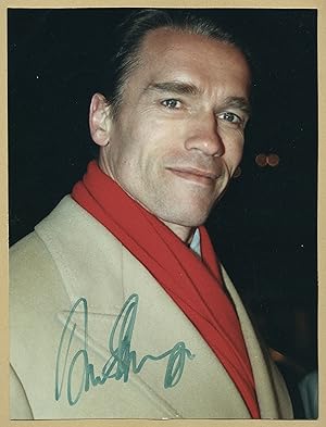 Seller image for Arnold Schwarzenegger - Rare nice in person signed original photo - Paris 1989 for sale by PhP Autographs