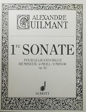1re Sonate (Symphonie), pour le grand orgue, Op.42