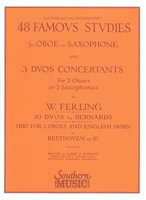 Seller image for 48 Famous Studies : Oboe - 2nd and 3rd Part for sale by GreatBookPrices