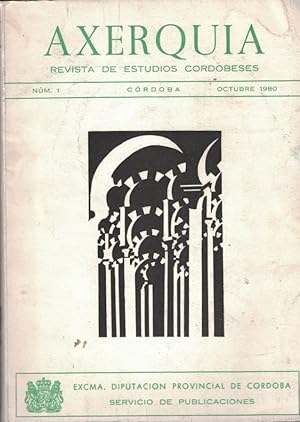 Bild des Verkufers fr AXERQUA. Revista de Estudios Cordobeses. Nm. 1. Octubre 1980. zum Verkauf von Librera Torren de Rueda