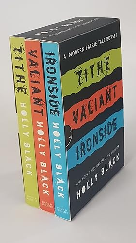 Immagine del venditore per Tithe; Valiant; Ironside - A Modern Faerie Tale. 3 Paperback Set in Slipcase venduto da CURIO