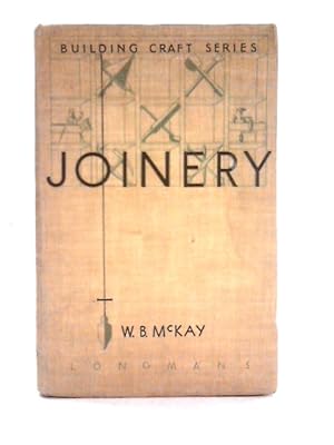 Image du vendeur pour Joinery mis en vente par World of Rare Books