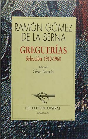 Bild des Verkufers fr Gregueras seleccin 1910-1960 zum Verkauf von Librera Alonso Quijano