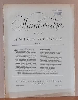 Humoreske Op. 101 No. 7 (Klavier zu 2 Händen in Ges (Original)