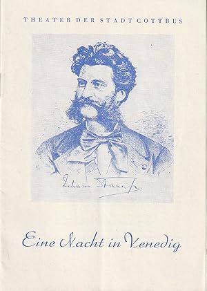 Bild des Verkufers fr Programmheft Johann Strauss EINE NACHT IN VENEDIG Premiere 3. September 1966 Spielzeit 1966 / 67 Heft 2 zum Verkauf von Programmhefte24 Schauspiel und Musiktheater der letzten 150 Jahre