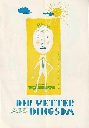 Bild des Verkufers fr Programmheft Eduard Knneke DER VETTER AUS DINGSDA Premiere 21. Januar 1967 Spielzeit 1966 / 67 Heft 9 zum Verkauf von Programmhefte24 Schauspiel und Musiktheater der letzten 150 Jahre