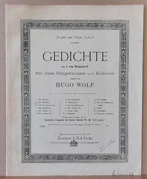 Gedichte von Joseph von Eichendorff für eine Singstimme und Klavier No. 2 Der Musikant