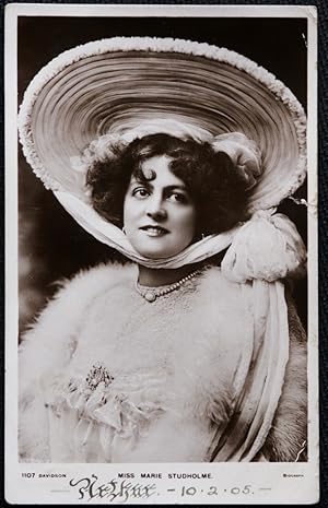 Marie Studholme Actress 1905 Postcard