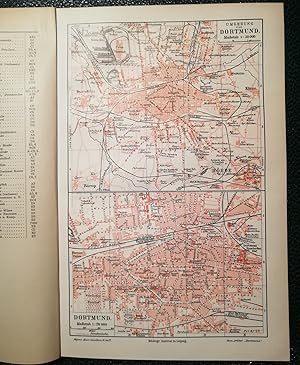 Dortmund. 1 alter Orig.- Stadtplan