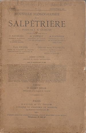 Bild des Verkufers fr Nouvelle Iconographie de la Salptrire n 1 janvier-fvrier 1901 zum Verkauf von LIBRAIRIE PIMLICO