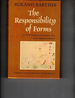 Imagen del vendedor de The Responsibility of Forms: Critical Essays on Music, Art, and Representation a la venta por Wickham Books South