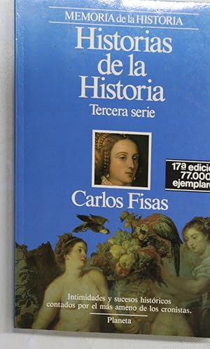 Imagen del vendedor de Historias de la historia a la venta por Librera Alonso Quijano