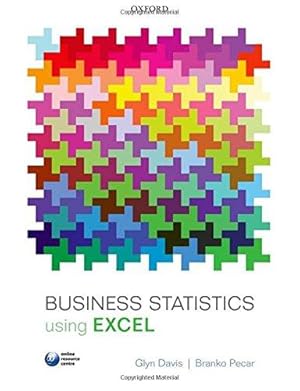 Bild des Verkufers fr Business Statistics using Excel zum Verkauf von WeBuyBooks