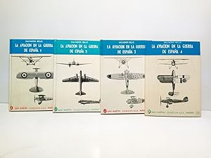 Imagen del vendedor de La Aviacin en la Guerra de Espaa [1, 2, 3 y 4 Vols. Completa] a la venta por Librera Miguel Miranda