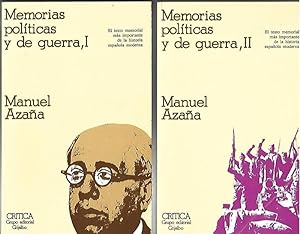 Imagen del vendedor de MEMORIAS POLITICAS Y DE GUERRA 2 Volumenes a la venta por LLIBRERIA TECNICA