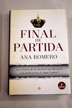 Imagen del vendedor de Final de partida a la venta por Alcan Libros