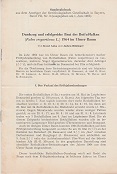 Bild des Verkufers fr Durchzug und erfolgreiche Brut des Rotfufalken (Falco vespertinus L.) 1964 im Ulmer Raum. zum Verkauf von Buchversand Joachim Neumann