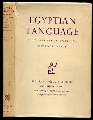 Seller image for Egyptian Language: Easy Lessons in Egyptian Hieroglyphics with Sign List for sale by Bookworks