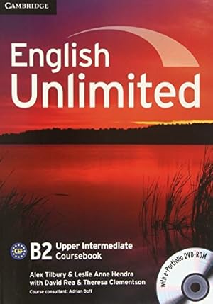 Imagen del vendedor de English Unlimited Upper Intermediate Coursebook with e-Portfolio a la venta por WeBuyBooks