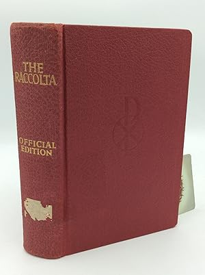 Seller image for THE RACCOLTA or a Manual of Indulgences: Prayers and Devotions Enriched with Indulgences in Favor of All the Faithful in Christ or of Certain Groups of Persons Now Opportunely Revised for sale by Kubik Fine Books Ltd., ABAA