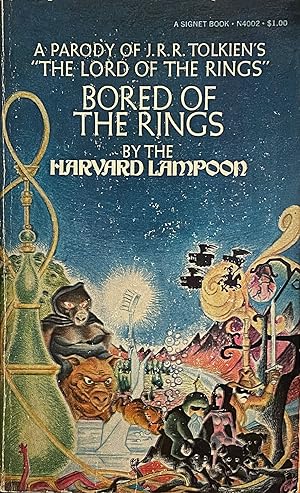 Imagen del vendedor de Bored of the Rings; A parody of J.R.R. Tolkein's The Lord of the Rings a la venta por Uncharted Books