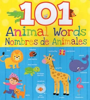 Bild des Verkufers fr 101 Animal Words / Nombres de Animales (Board Book) zum Verkauf von BargainBookStores