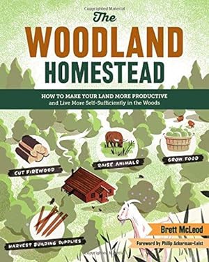 Bild des Verkufers fr Woodland Homestead, The: How to Make Your Land More Productive and Live More Self-Sufficiently in the Woods zum Verkauf von WeBuyBooks