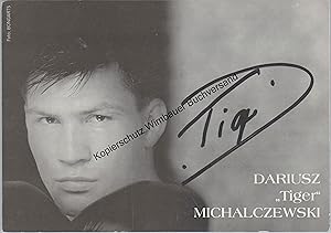 Original Autogramm Dariusz "Tiger" Michalczewski /// Autograph signiert signed signee