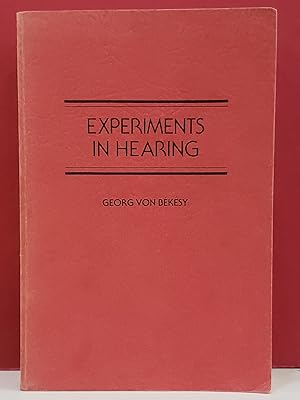 Image du vendeur pour Experiments in Hearing mis en vente par Moe's Books