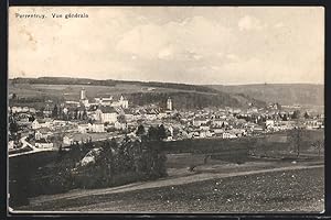 Ansichtskarte Porrentruy, Ortsansicht aus der Vogelschau