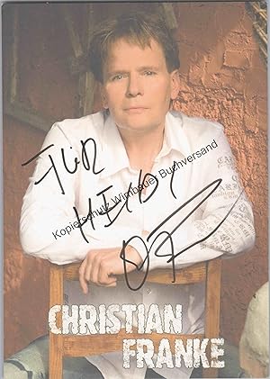 Seller image for Original Autogramm Christian Franke /// Autograph signiert signed signee for sale by Antiquariat im Kaiserviertel | Wimbauer Buchversand