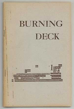 Bild des Verkufers fr Burning Deck 1 - Fall 1962 zum Verkauf von Between the Covers-Rare Books, Inc. ABAA