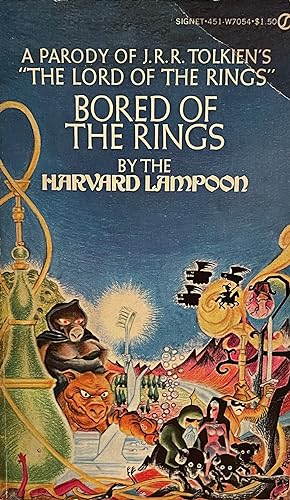 Imagen del vendedor de Bored of the Rings; A parody of J.R.R. Tolkein's The Lord of the Rings a la venta por Uncharted Books