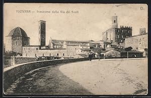 Cartolina Volterra, Panorama dalla Via dei Ponti