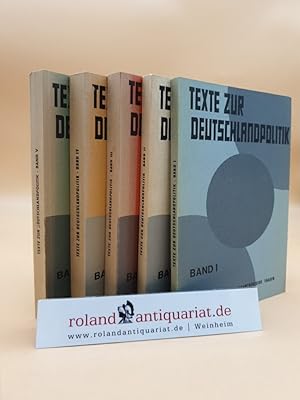 Texte zur Deutschlandpolitik: Band 1 - 5 (5 Bände)