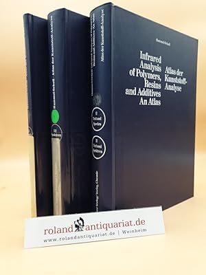 Bild des Verkufers fr Atlas der Kunststoff-Analyse: Band 1: Hochpolymere und Harze und Band 2: Zusatzstoffe und Verarbeitungshilfsmittel (3 Bnde) zum Verkauf von Roland Antiquariat UG haftungsbeschrnkt